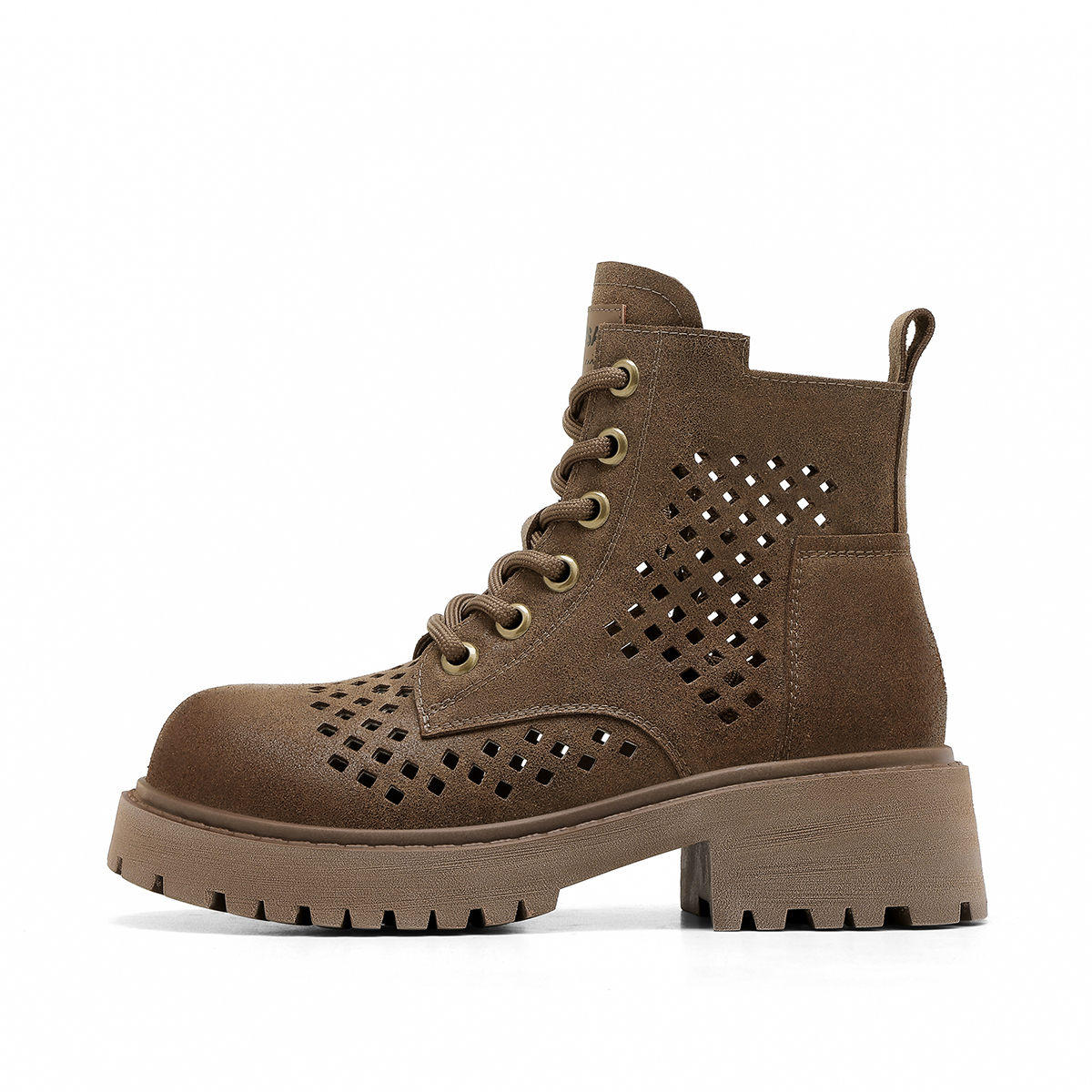 ST&SAT Женские мартины желтые, абрикосовые, коричневые — коричневые, цвет Brown