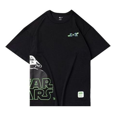 

Футболка x star war crossover свободные с коротким рукавом Li-Ning, черный