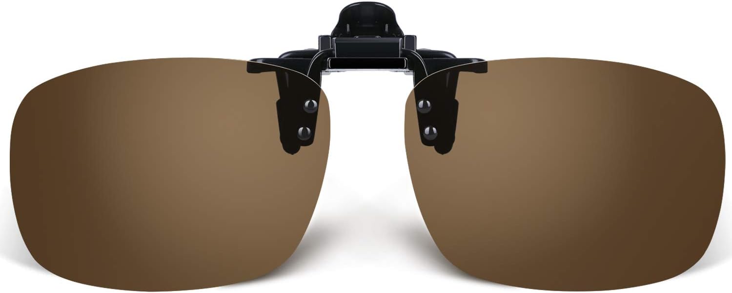 

Универсальные поляризованные солнцезащитные очки с откидными линзами, пластиковые линзы, спортивные очки для вождения, рыбалки, велоспорта и активного отдыха Besgoods, Brown