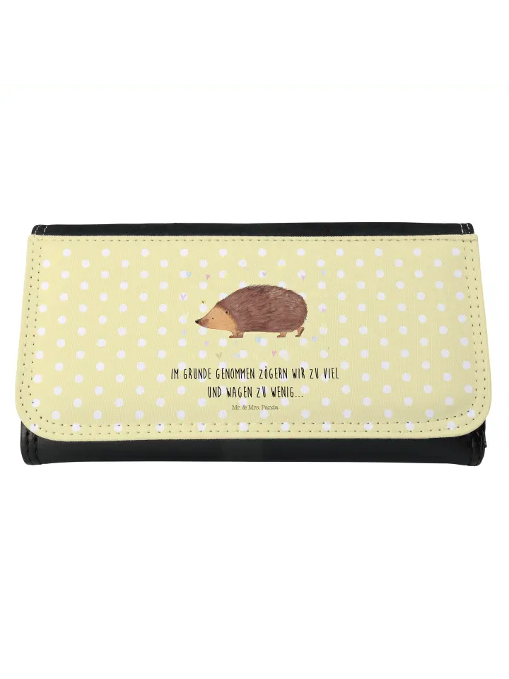 

Портмоне Mr & Mrs Panda Damen Igel Herzen, пастельно-желтый