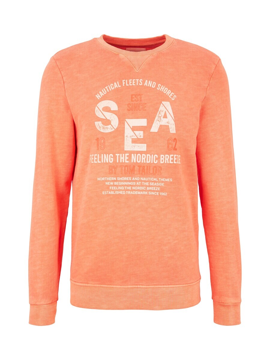 

Толстовка Tom Tailor, цвет Peach/Mottled Orange