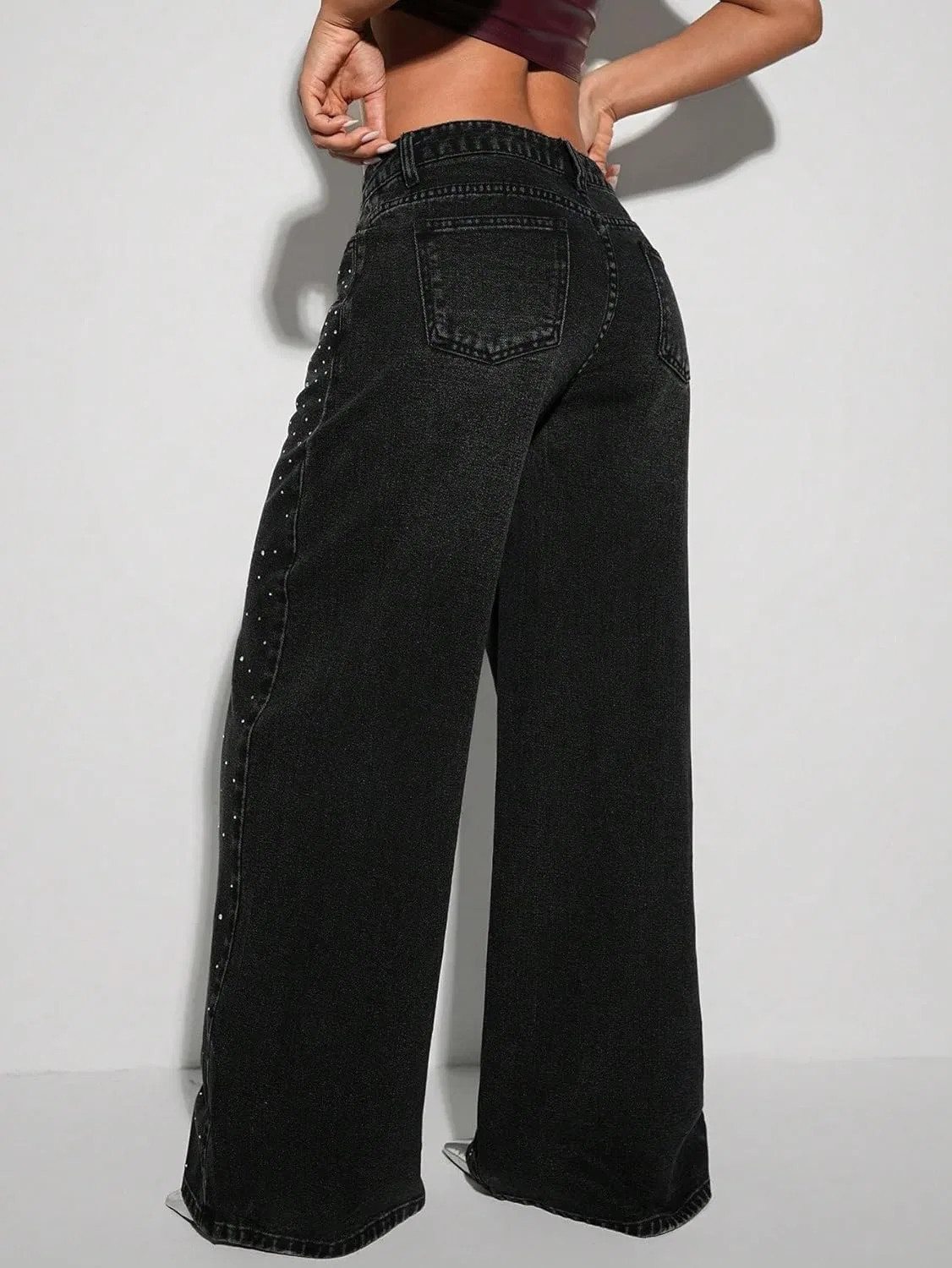 Джинсы Women's Legendary Mid Rise Jean Long At Your Next Party Gray — фото 3