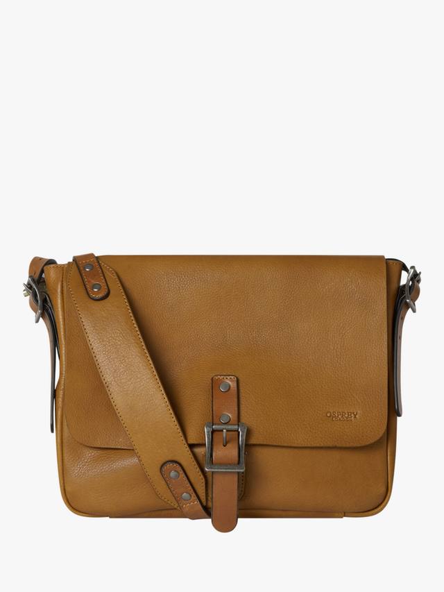 

Кожаный мессенджер Lorenzo Medium OSPREY LONDON, Tan