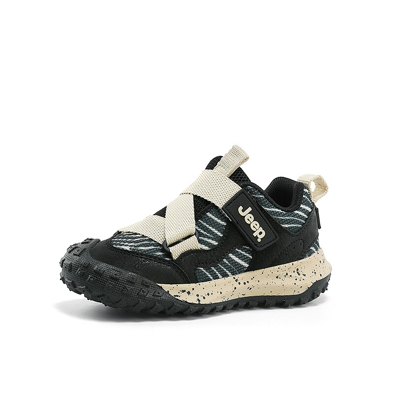 Кроссовки Jeep Kids Lifestyle Shoes Kids Low-top Beige, бежевый/черный — фото 3