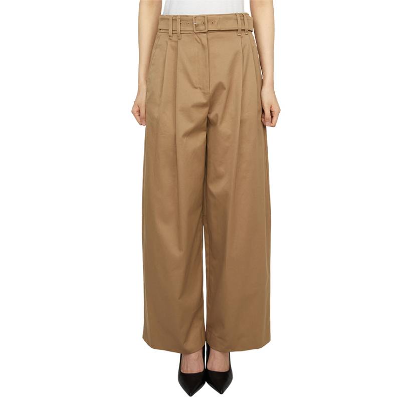 

MaxMara Studio Женские повседневные брюки коричневого цвета