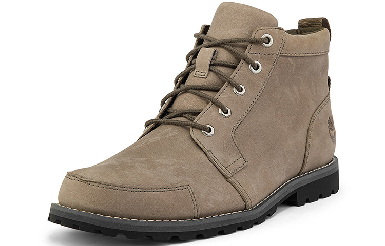 Мужские ботинки Timberland с логотипом, серый — фото 3