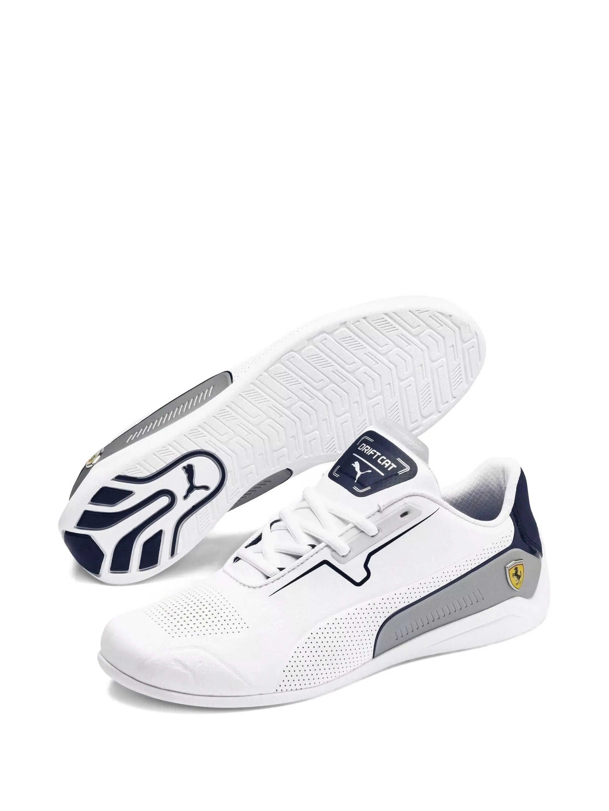 Кроссовки Drift Cat 8 White/Silver из коллаборации со Scuderia Ferrari Puma, белый — фото 2