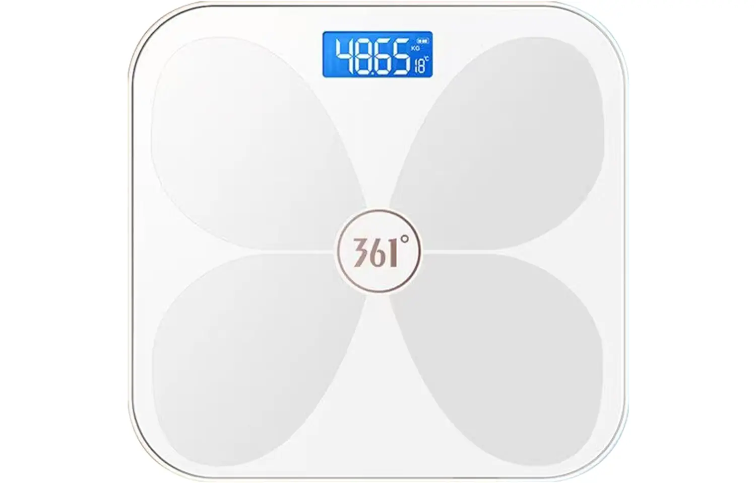 

Весы для измерения процента жира в организме 361°, белый