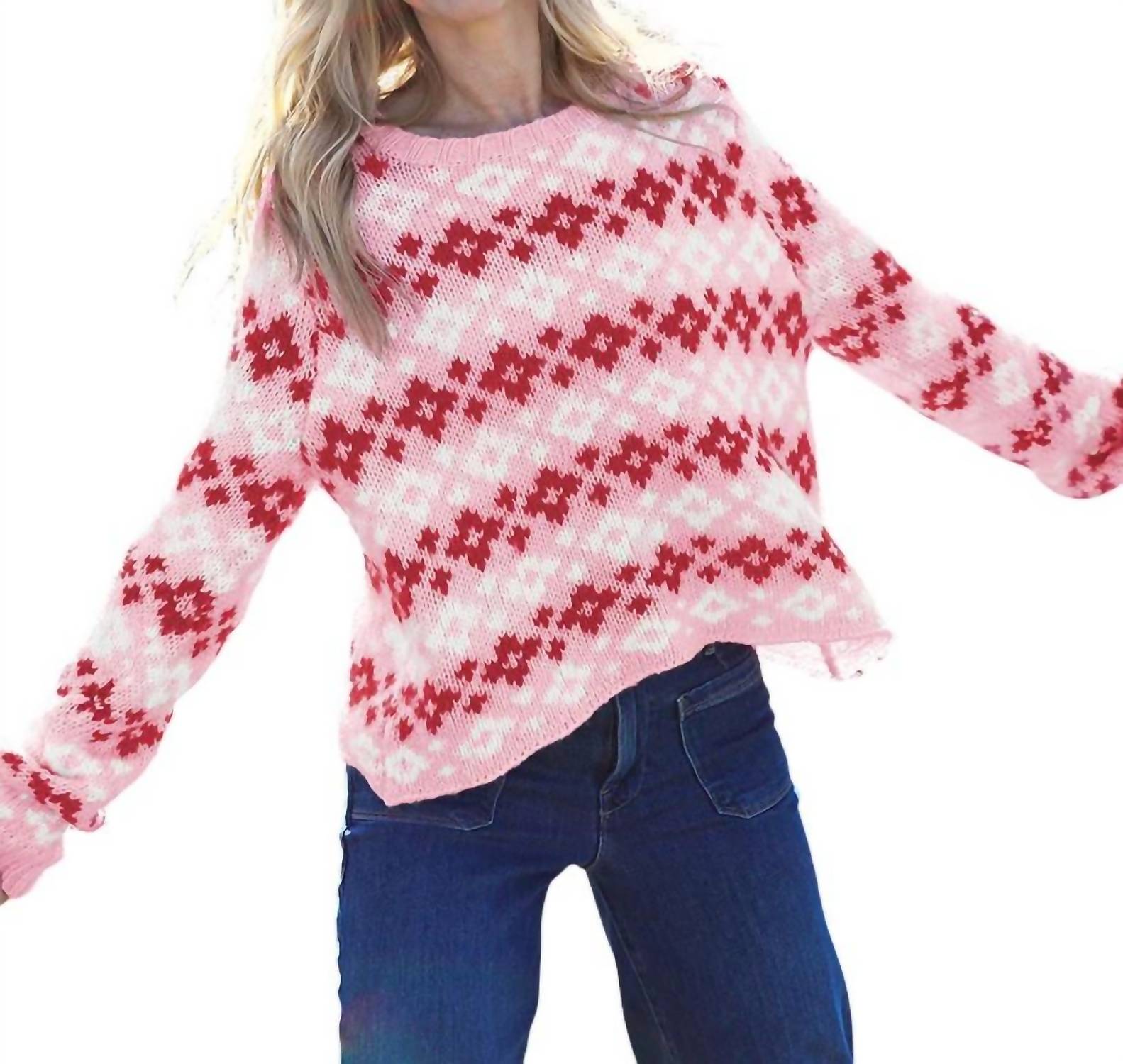 

Свитер Fair Isle Crew в цвете First Blush Wooden Ships