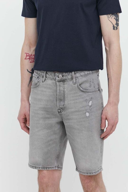 

Джинсовые шорты Superdry, серый