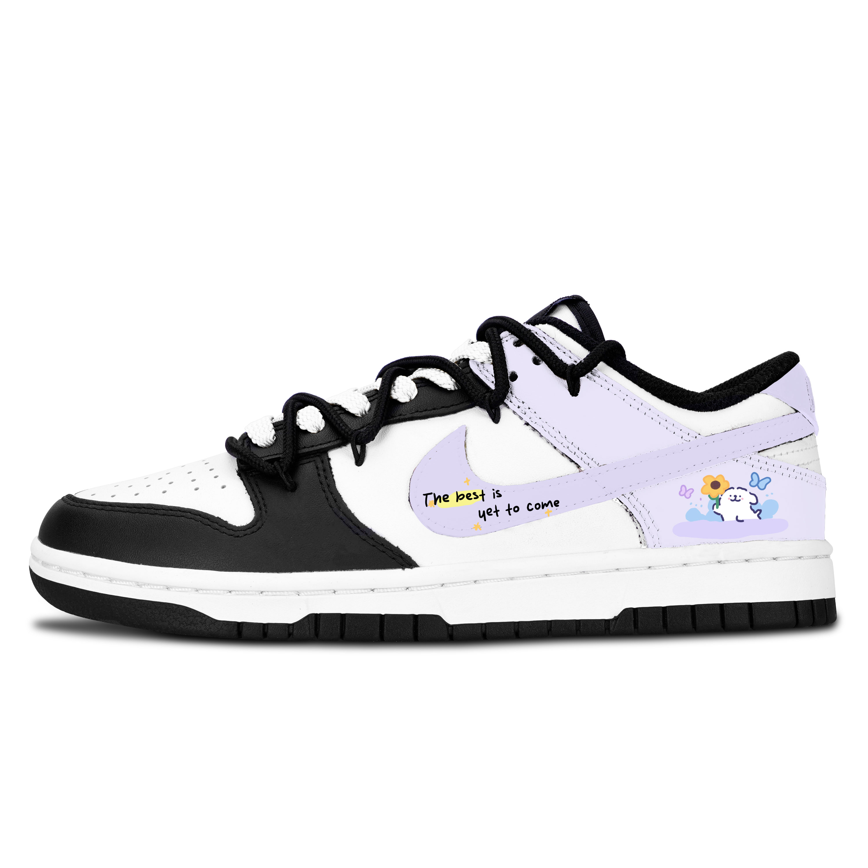 

Dunk Kids' Skateboarding Shoes Unisex Nike, фиолетовый