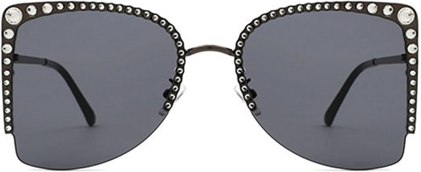 

Большие солнцезащитные очки «кошачий глаз» со стразами для женщин и мужчин, металлическая оправа, блестящие, украшенные драгоценными камнями, ретро-квадратные солнцезащитные очки в стиле 90-х. Винтажные очки helena, C1