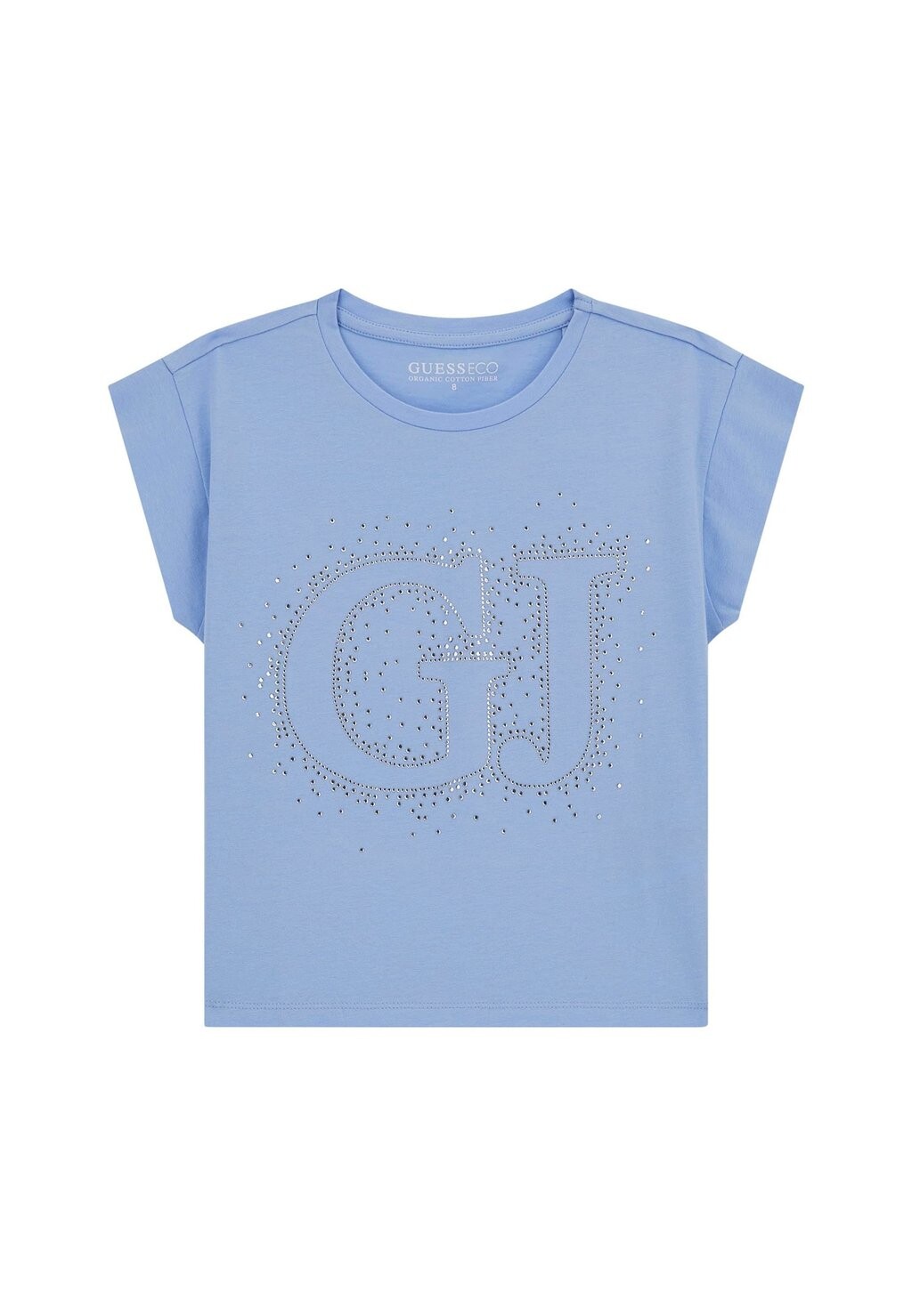 

Футболка STRETCH LOGO GJ CON STRASS Guess, светло-голубой