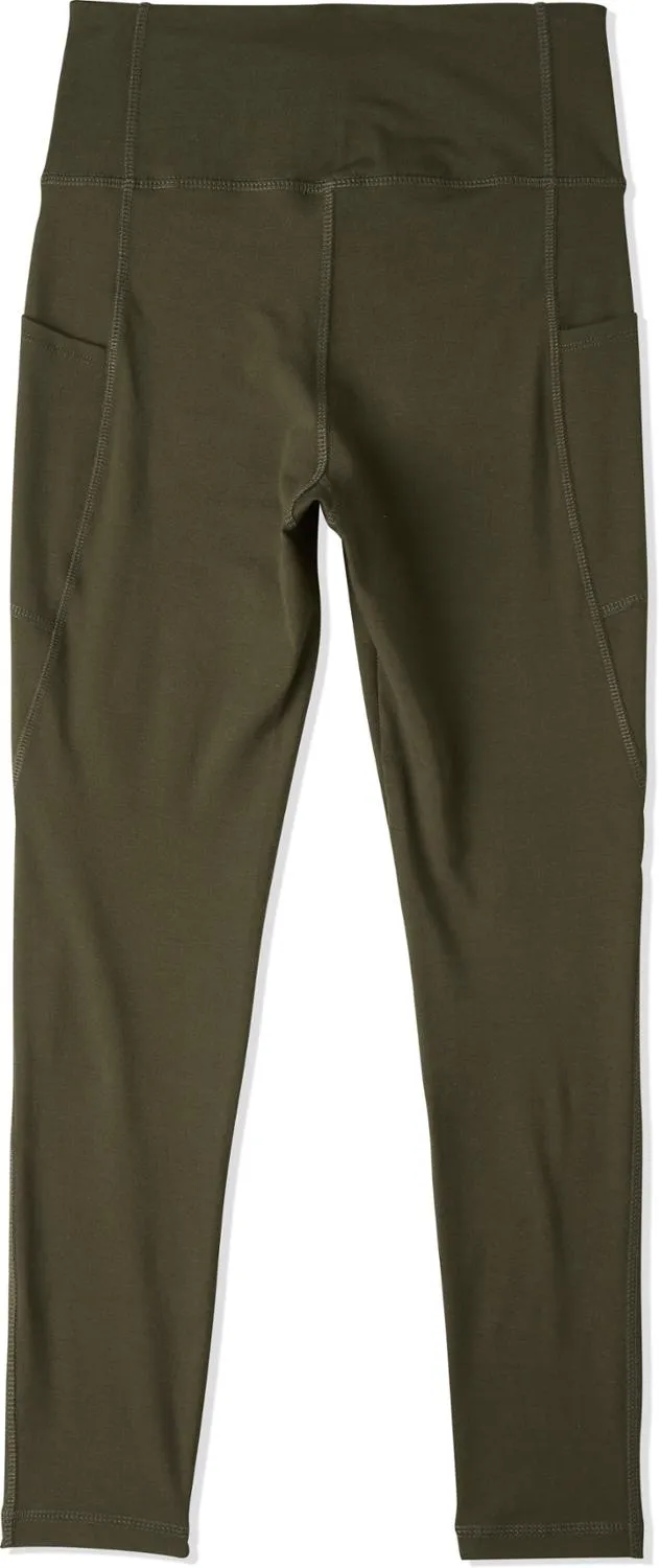 

Активные смесовые завышенные леггинсы с карманами Boody Eco Wear, Dark Olive