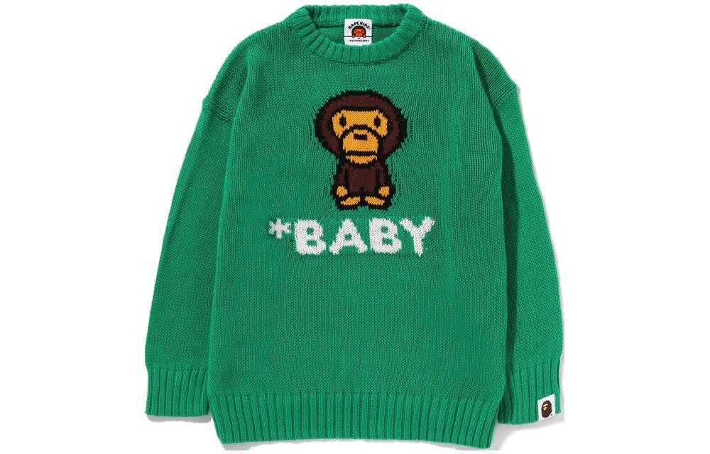 

Детский свитер A Bathing Ape, желтый