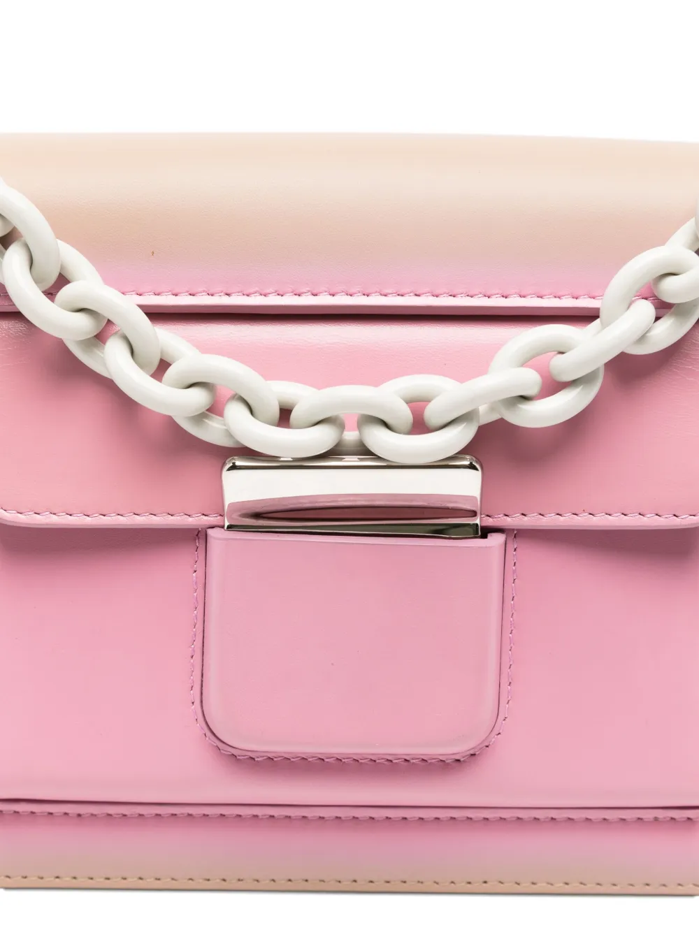 Сумка через плечо с клапаном и цепочкой Balenciaga, нейтральный — фото 4