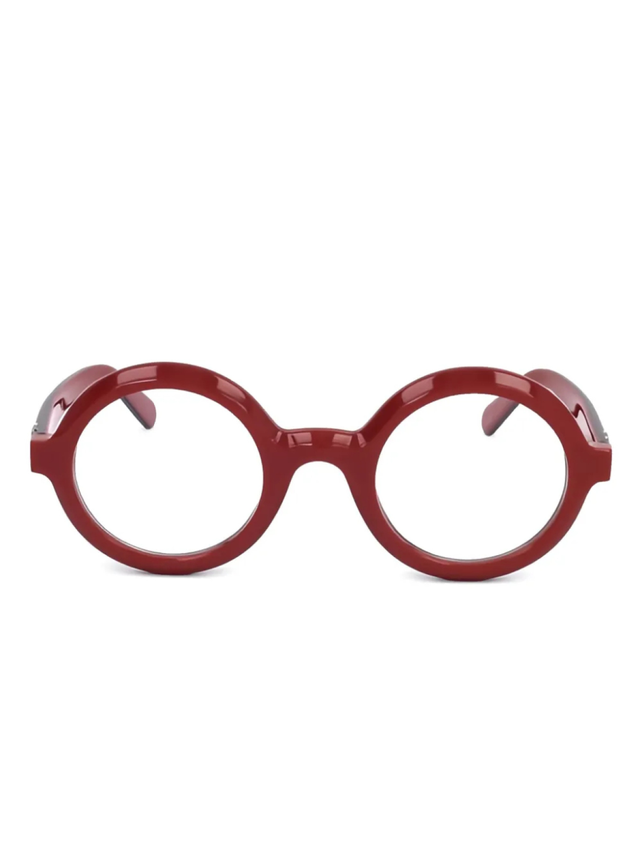 

Очки в круглой оправе Moncler Eyewear, красный