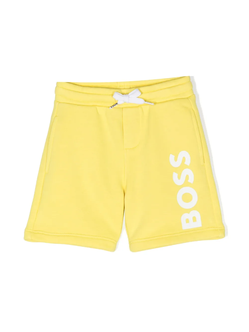 

Шорты с логотипом BOSS Kidswear, желтый
