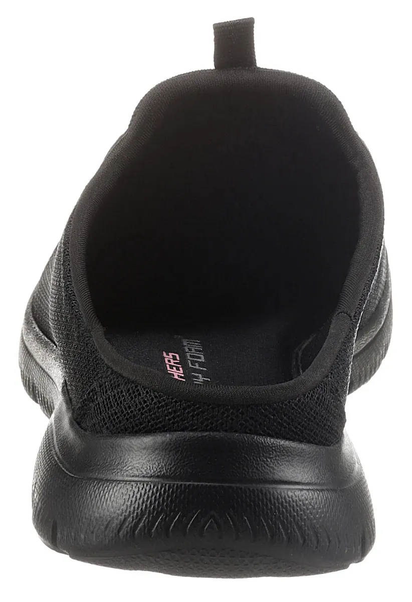 Skechers Sabot "SUMMITS SWIFT STEP", летняя обувь, слипоны, веганская обработка, черный — фото 2