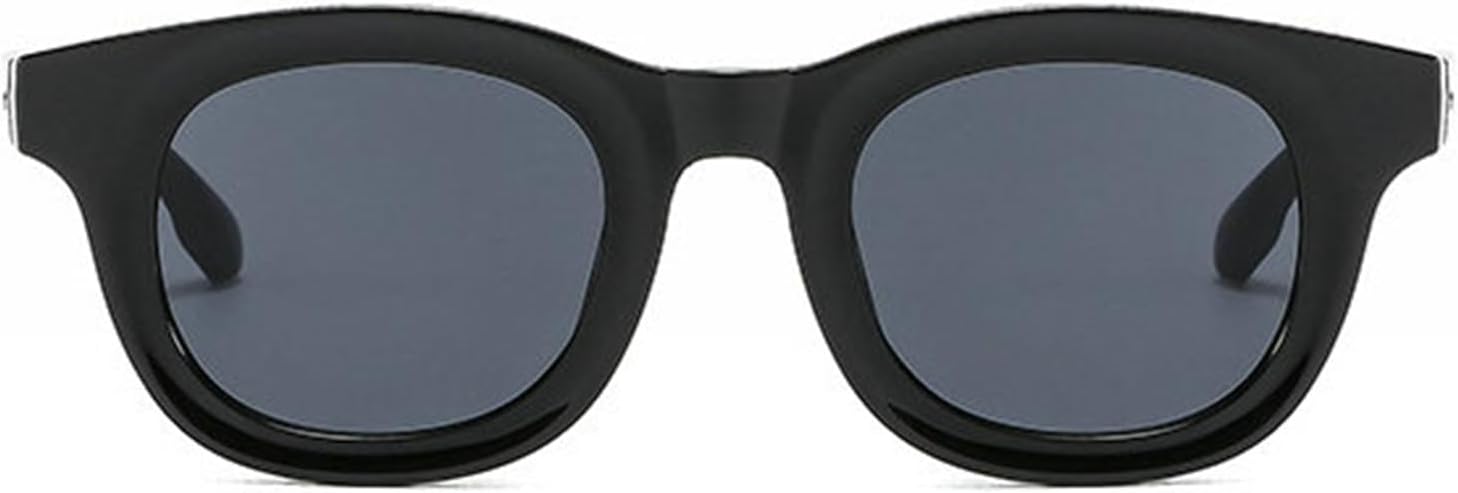 

Willochra Популярные солнцезащитные очки желеобразно-зеленого цвета, винтажные квадратные солнцезащитные очки для активного отдыха, для женщин и мужчин, модные панк-очки, защита от ультрафиолета UV400 F27, Black