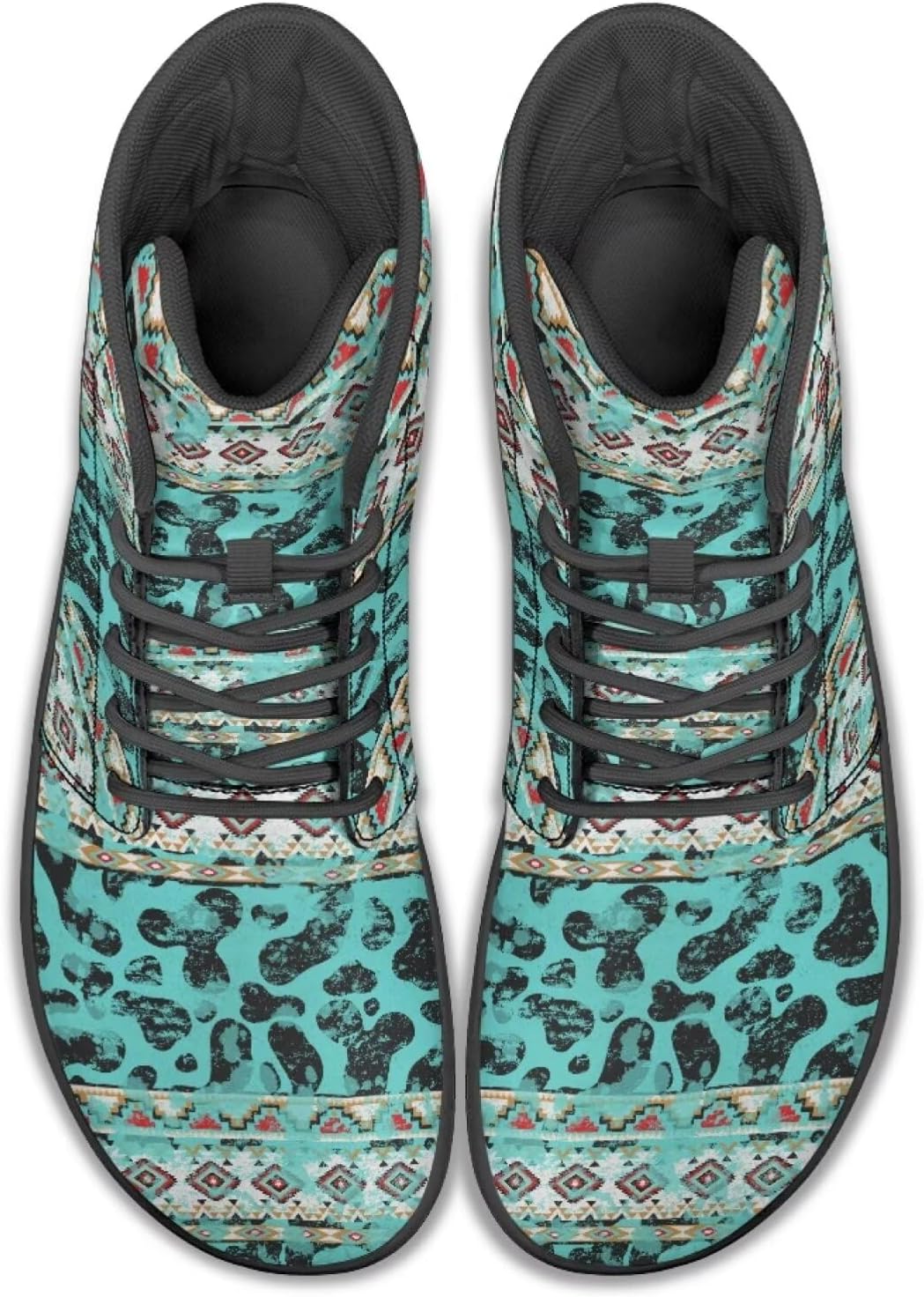 

Мужские кроссовки для бега с высоким верхом и анималистичным принтом, обувь с заземлением, широкие носки, спортивные и повседневные мужские кроссовки Watdotory, зеленый