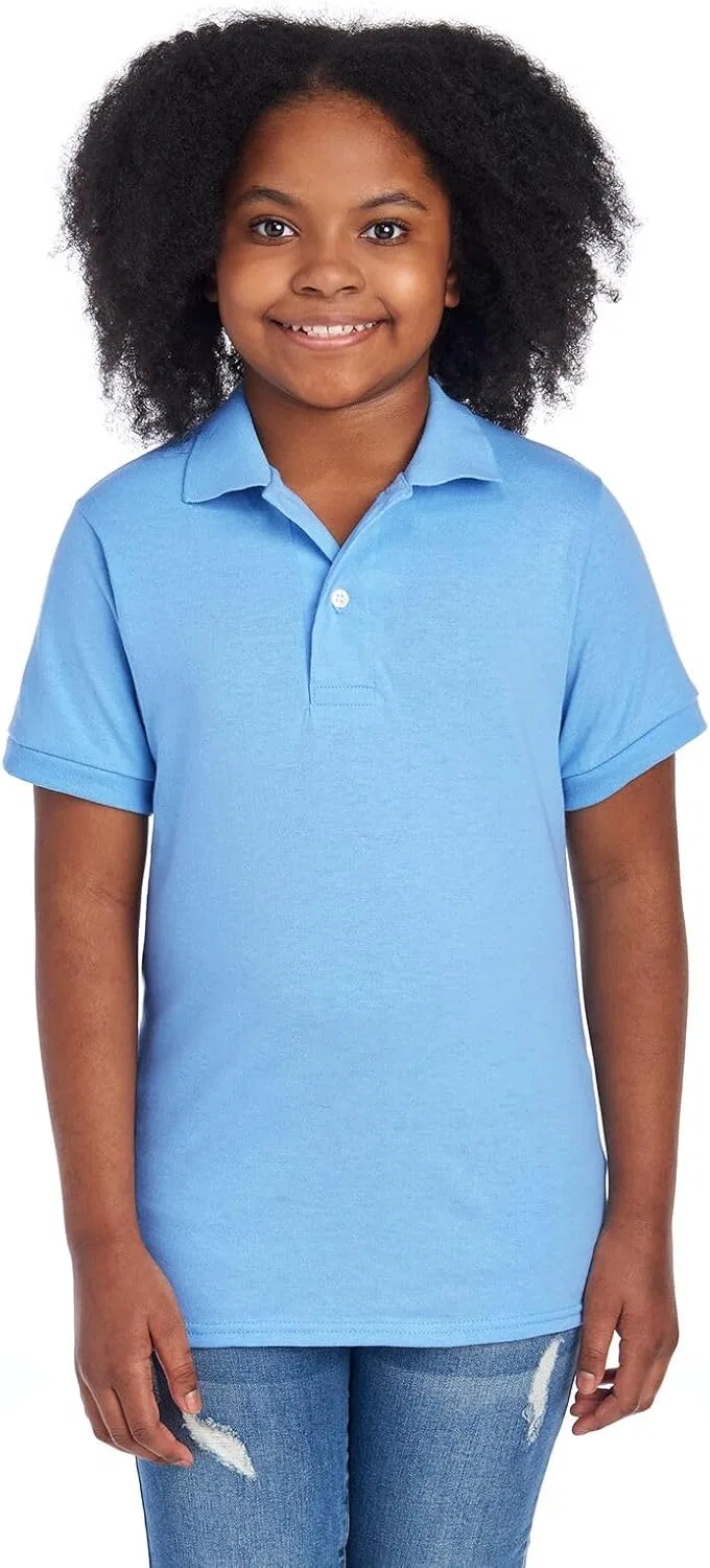 Детское поло Jerzees, Light Blue