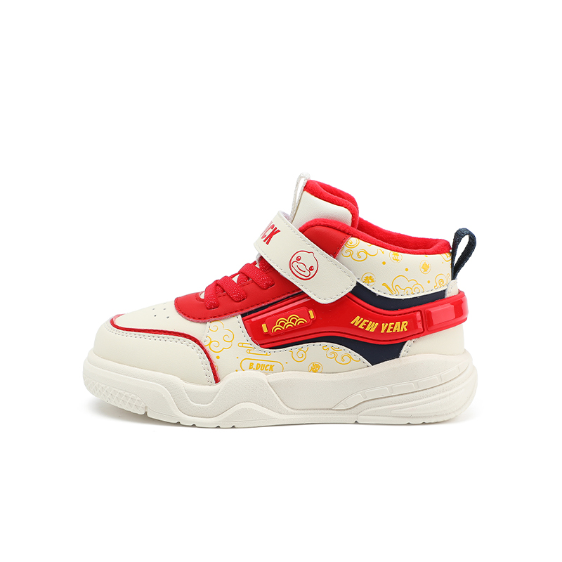 

Детские скейтерские кроссовки Pre school B.Duck, бежевый/красный/синий