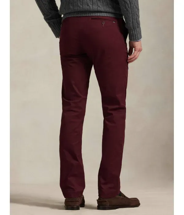 Брюки чинос из Гринвича slim fit Polo Ralph Lauren, бордовый — фото 3