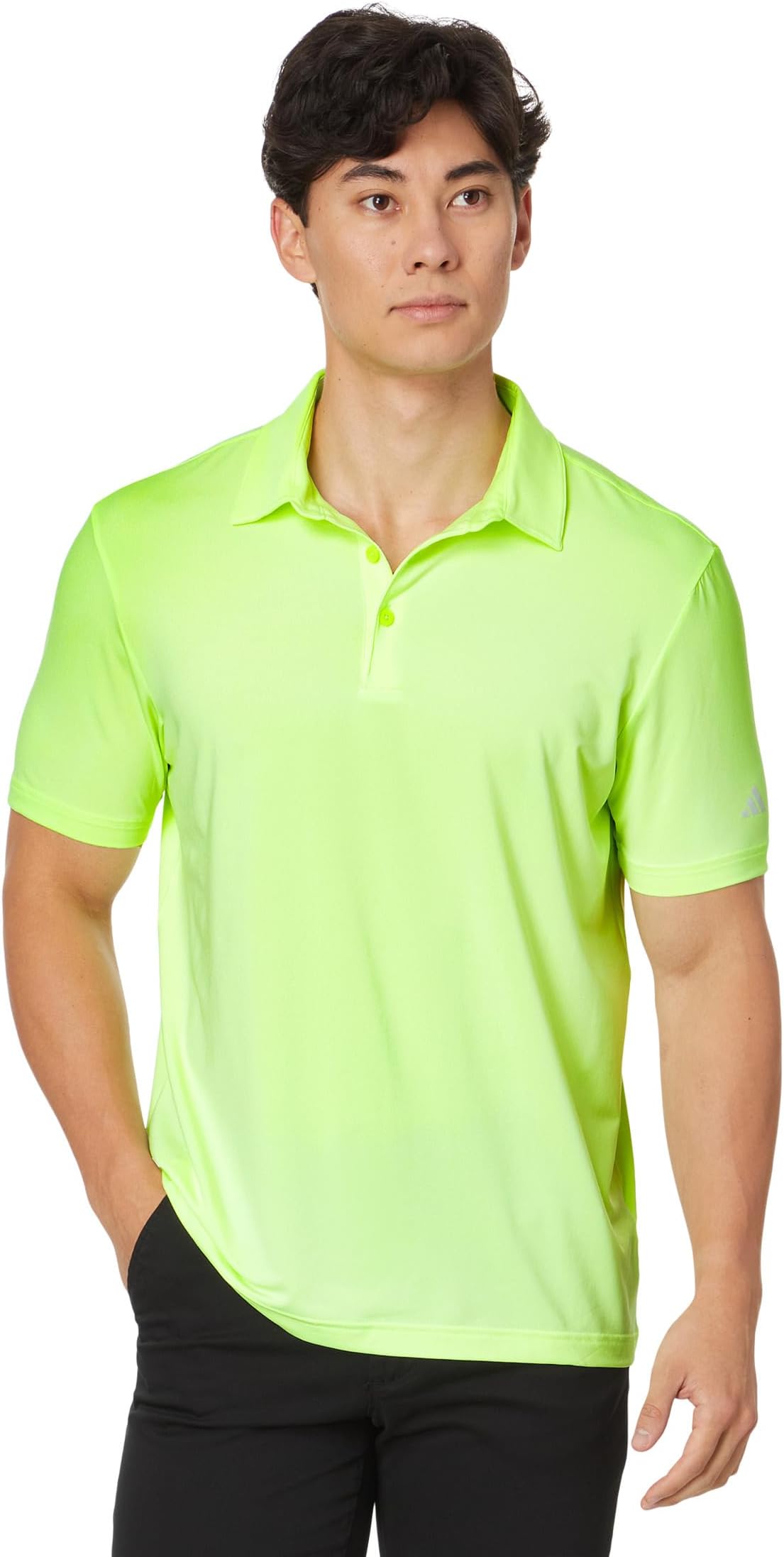 

Поло adidas Golf Ultimate365 Solid Golf Polo Shirt, цвет Green Spark