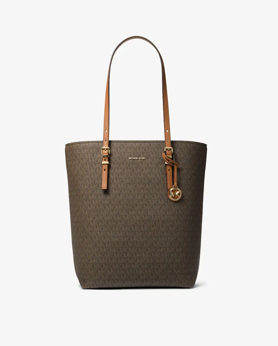 

Сумка-тоут Quinn с логотипом Michael Michael Kors, темно-коричневый