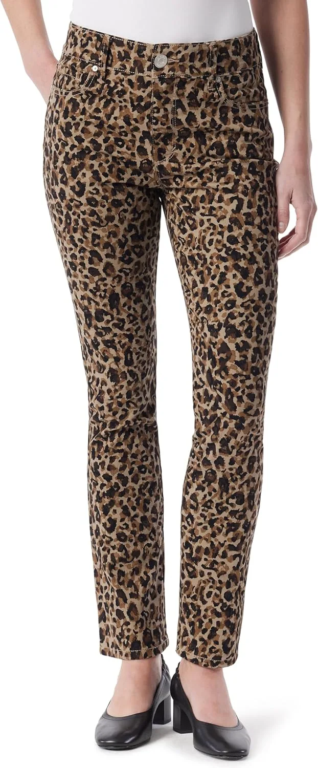 

Женские джинсы Gloria Vanderbilt с застежкой-молнией спереди и прямыми штанинами