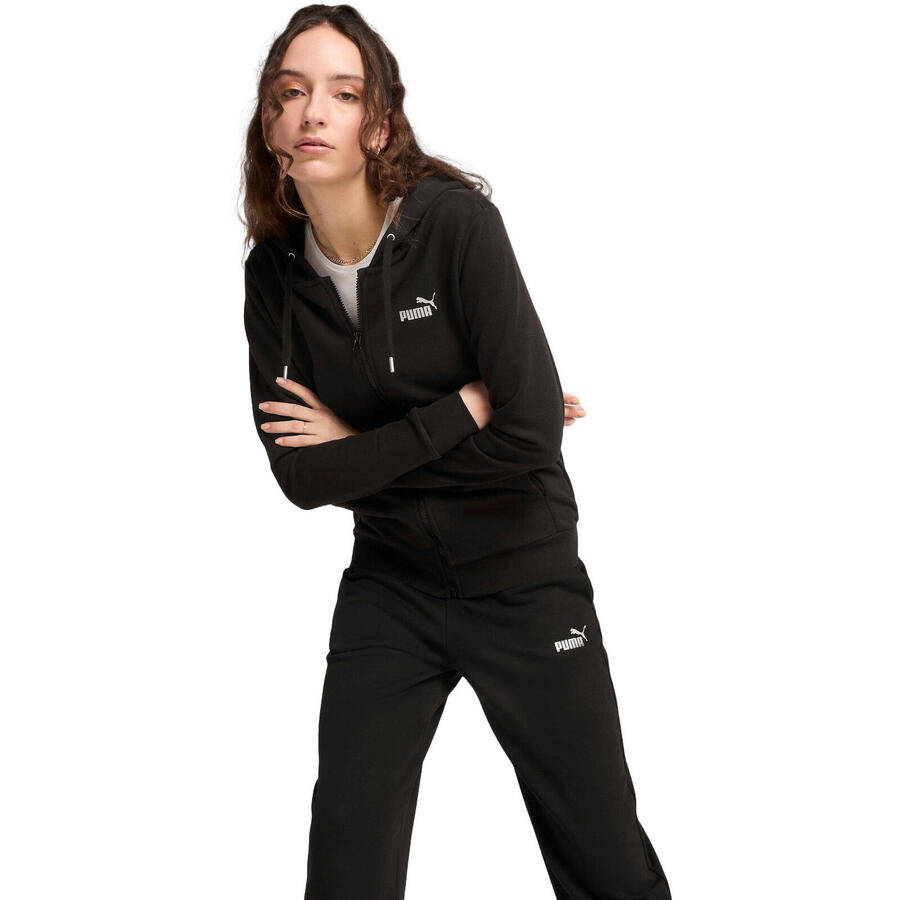

Женский спортивный костюм Puma Metallic Hooded Sweat Suit Tr Op, черный