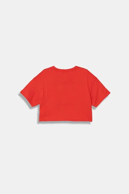 Футболка с коротким рукавом красная United Colors of Benetton, красный — фото 2