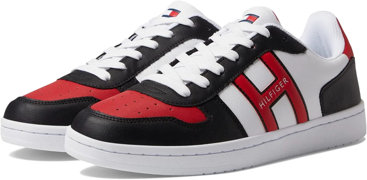 Кроссовки Tommy Hilfiger Leman 2, черный/красный/белый — фото 3