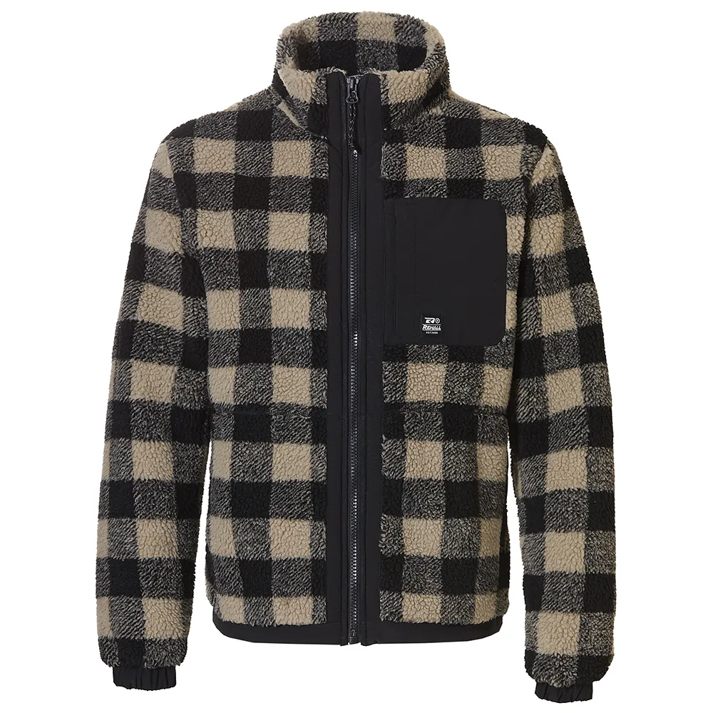 

Флис Rehall Ritchall-R full zip, коричневый/черный