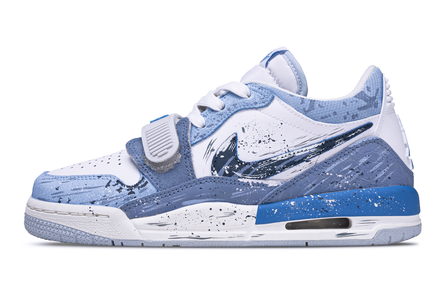 

Jordan Legacy 312 SEVEN Mist Tide устойчивые к истиранию увеличивающие рост низкие кроссовки в винтажном стиле унисекс синие