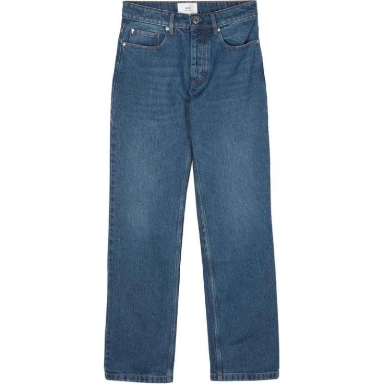 

Ami Paris Джинсы Mid Rise Прямые Синие