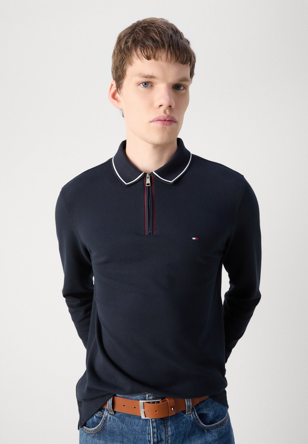 

Рубашка поло DETAIL Tommy Hilfiger, темно-синий