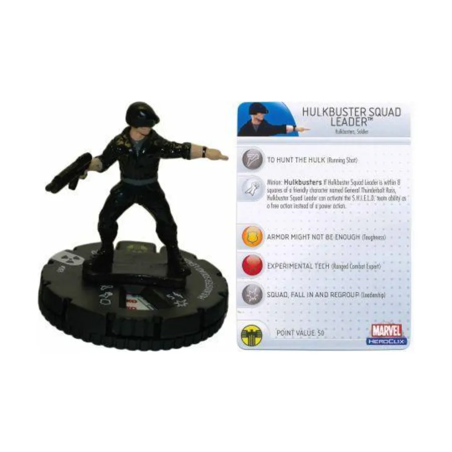 

Руководитель отряда Халкбастеров (клавиша C), Marvel HeroClix - Incredible Hulk - Singles