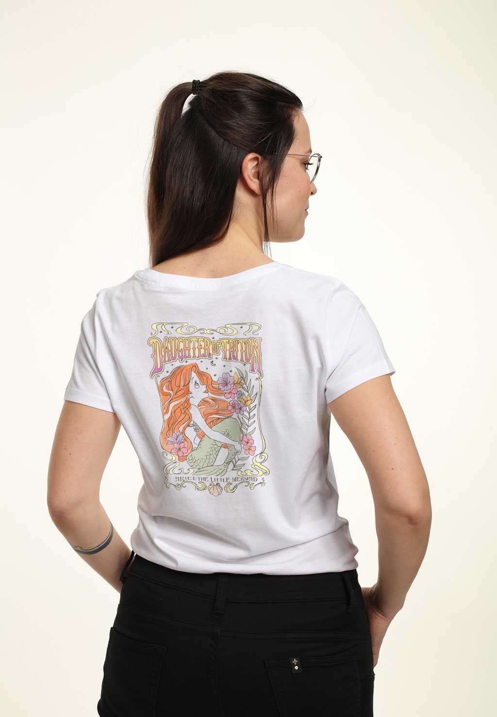 

Футболка с принтом THE LITTLE MERMAID ROMATIC ARIEL Disney, белый