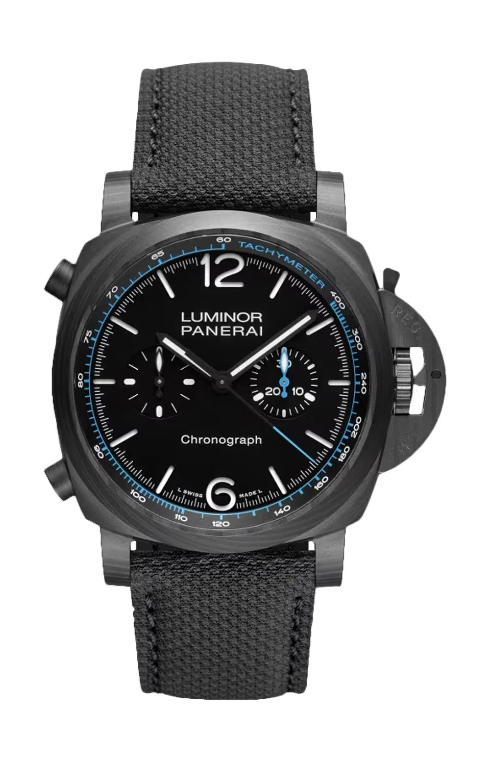 LUMINOR CHRONO CARBOTECH 44 ММ - PAM01219 PANERAI, серебряный