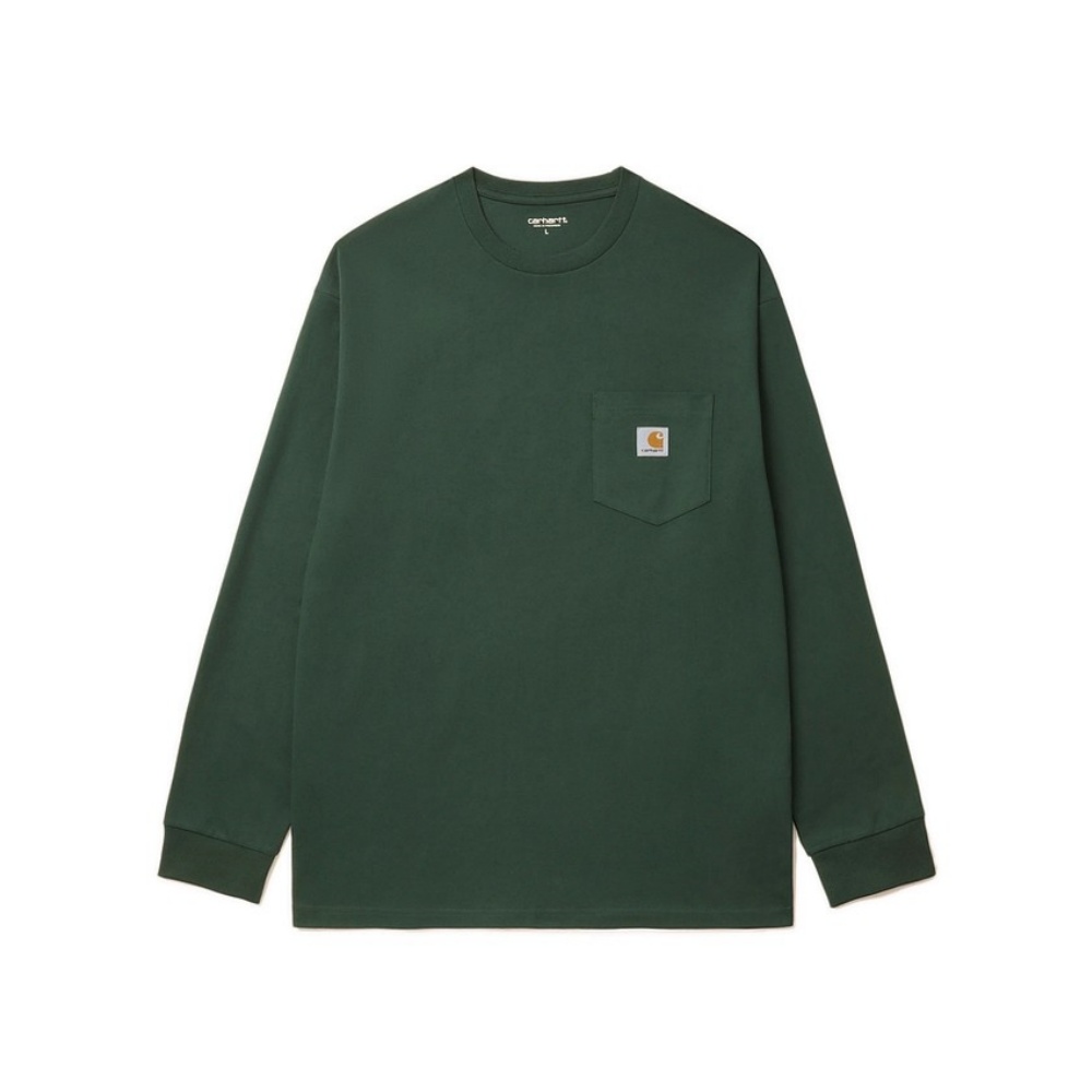 

Мужские футболки с круглым вырезом, умеренно прямой крой Carhartt Wip, grd/зеленый