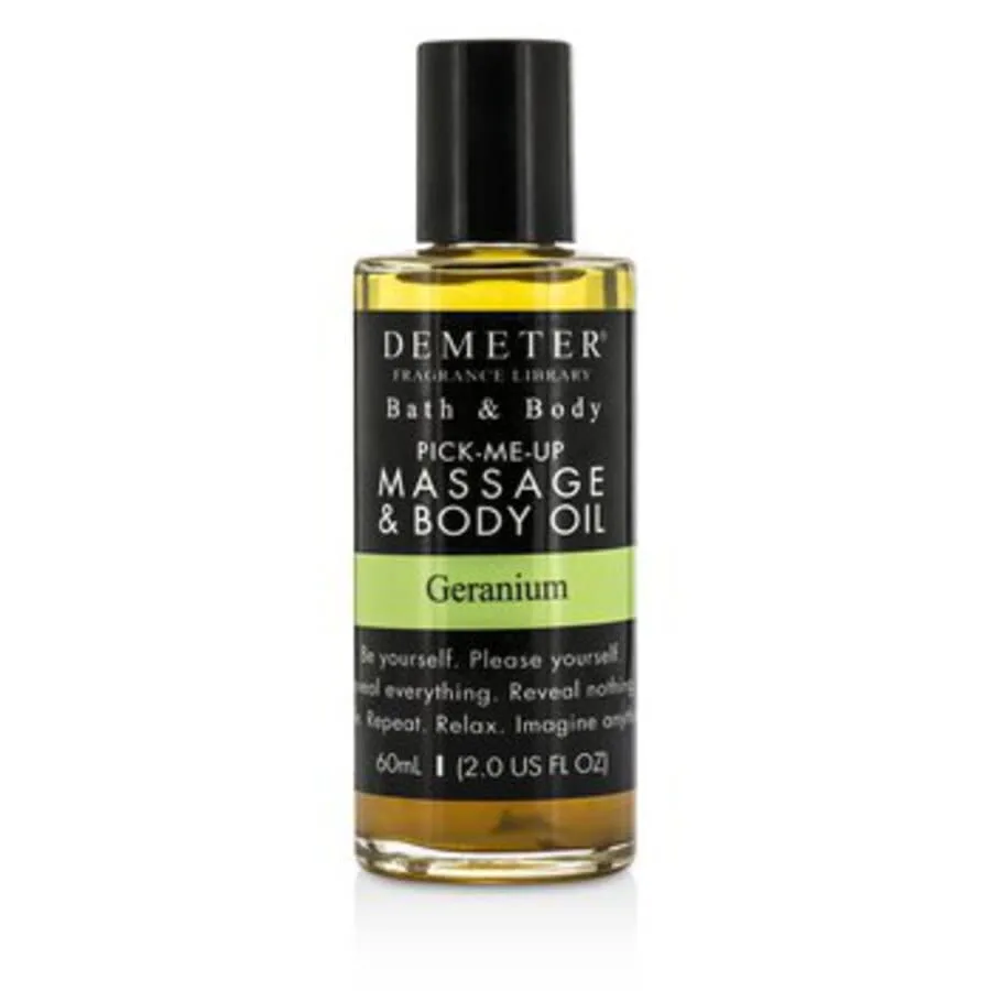Масло для массажа и тела Demeter Geranium 2 унции Ванна и тело 648389054315