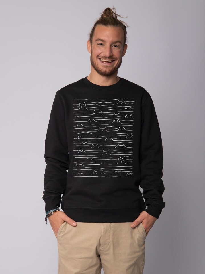 

Толстовка wat Apparel Doodle Cats, черный