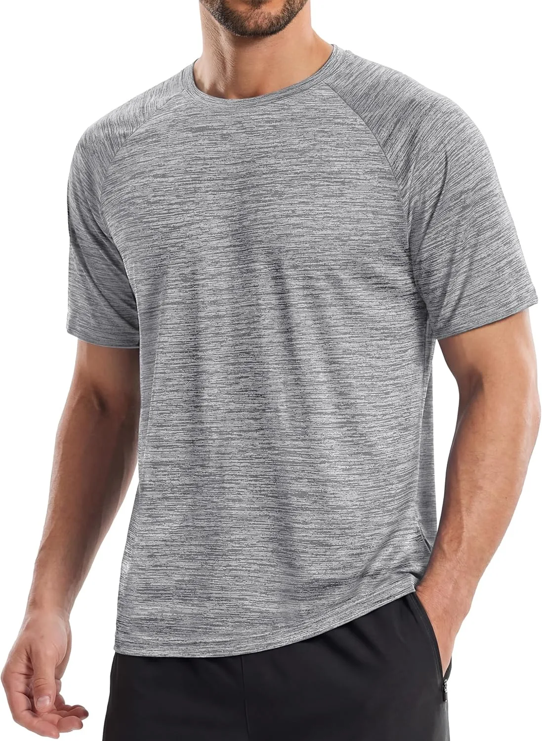 

TACVASEN мужская футболка с коротким рукавом Dry Fit для тренировок