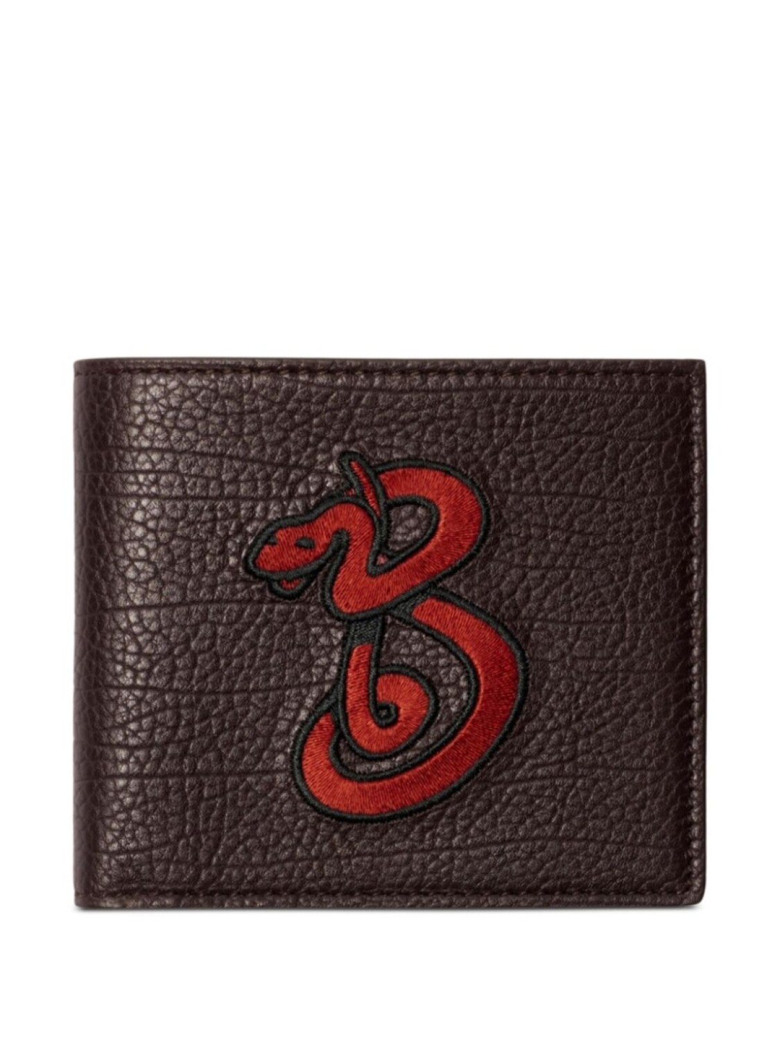 

Кошелек Burberry B Snake в два сложения, коричневый