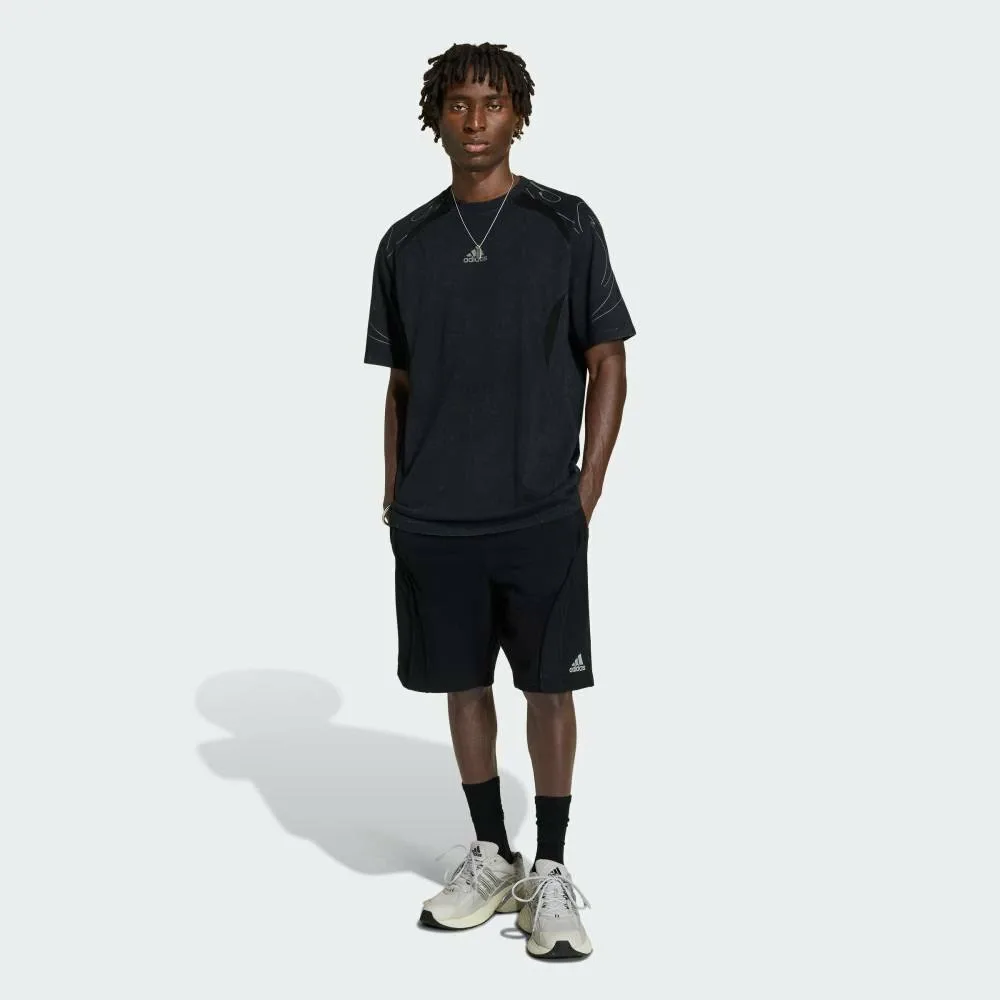 Футболка с коротким рукавом Adirenium Season 4 Teamgeist с графическим принтом Adidas, black — фото 3