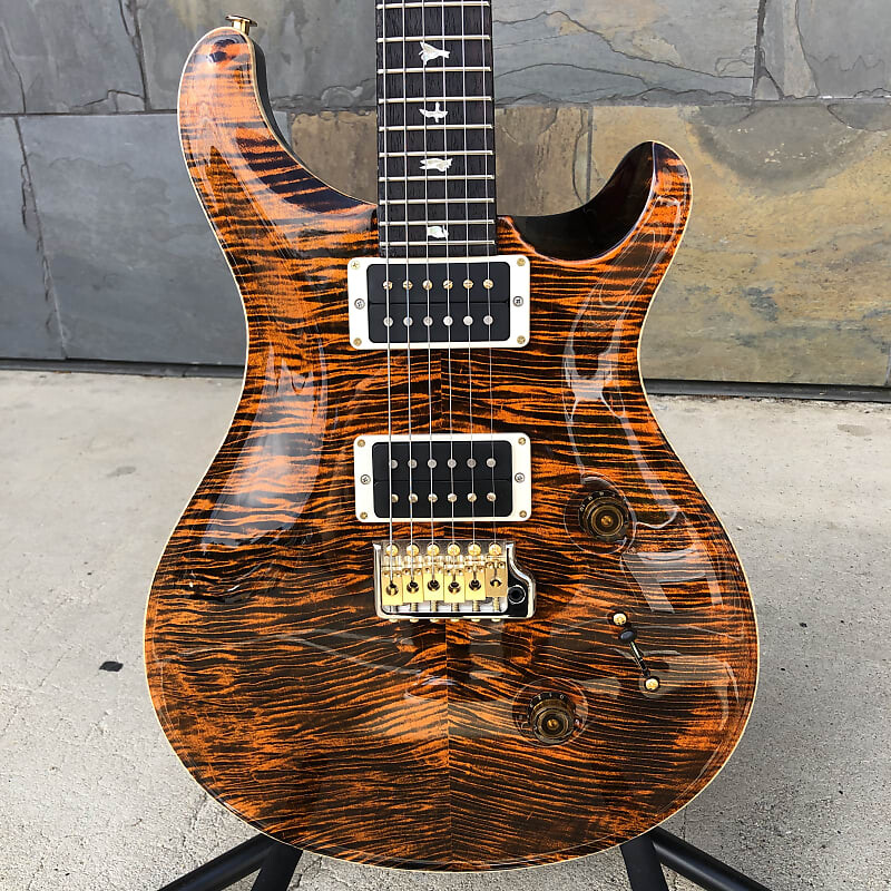 

Электрогитара PRS Custom 24, 10 Top Orange Tiger