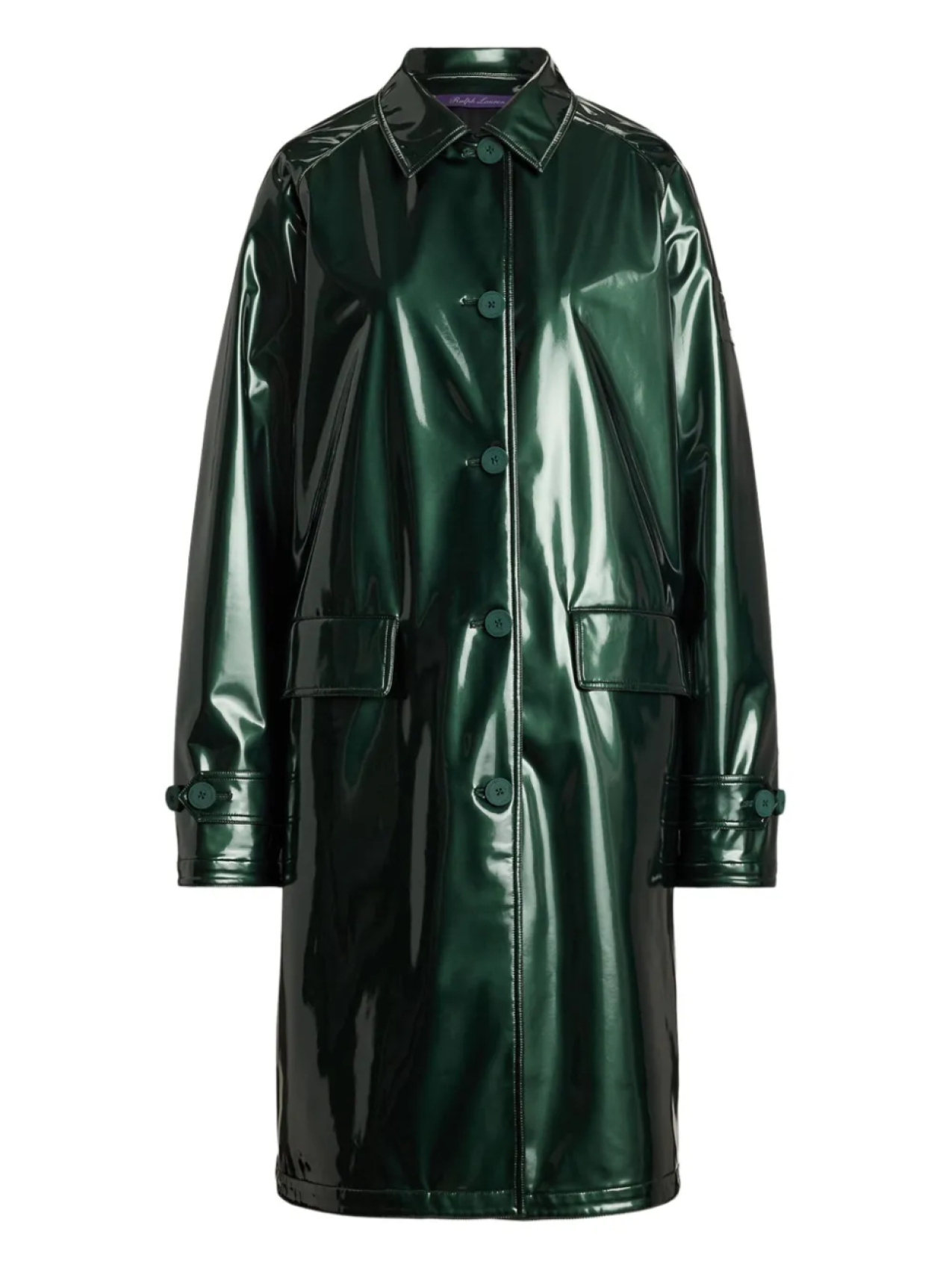 

Ralph Lauren Collection блестящий тренч, зеленый
