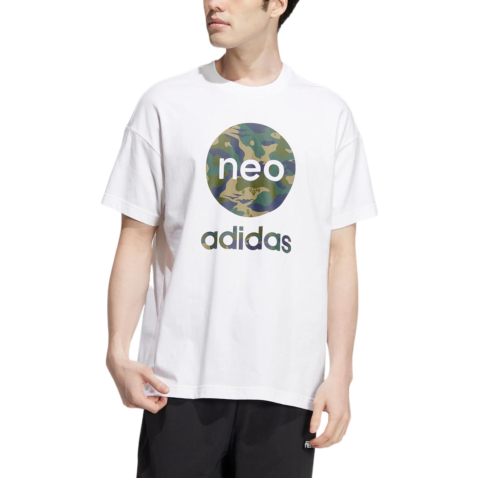 Adidas Neo Футболка унисекс белая — фото 3